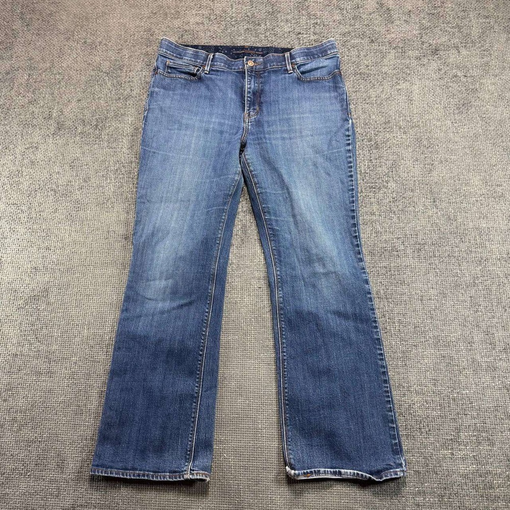 Levi's 525 Perfect Waist Jeans Womens 16 Blue Bootcut Stretch Medium Wash Denim